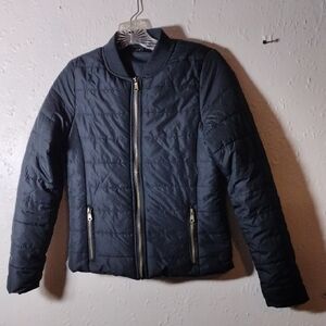 RT,Size 8,Women's Black Quilted Jacket